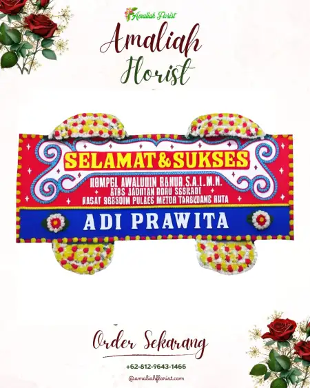 Papan Bunga Ucapan Selamat Gumpang