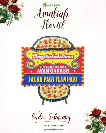 Sewa Papan Bunga Gumpang
